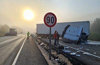 Bolu'da zincirleme trafik kazasında 5 kişi yaralandı