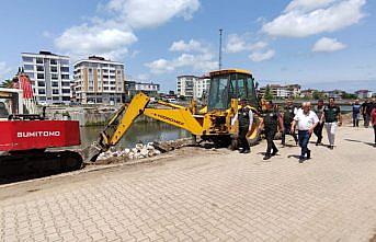 DSİ Bölge Müdürü Çelik, Terme Çayı ıslah çalışmalarını inceledi