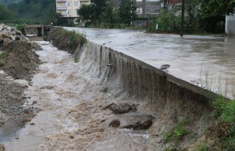 Ordu'da sağanak etkili oldu