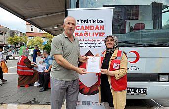 Samsun'da imam Hüseyin Yılmaz, 13. kez kan bağışı yaptı