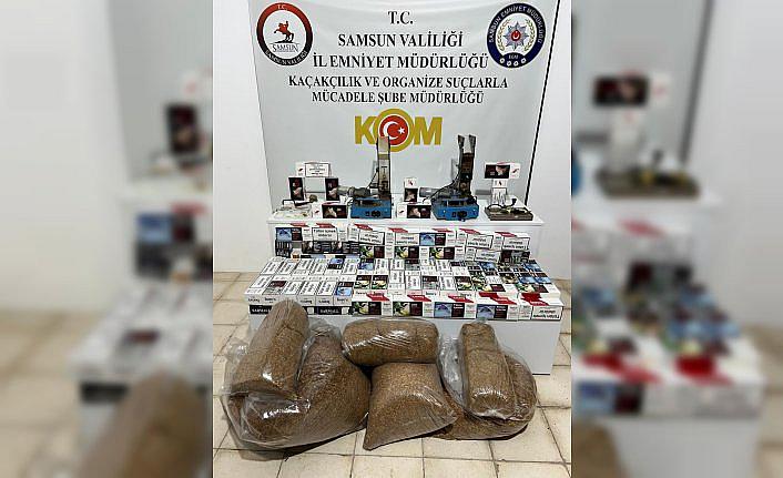 Samsun'da kaçakçılık operasyonunda 2 kardeş yakalandı