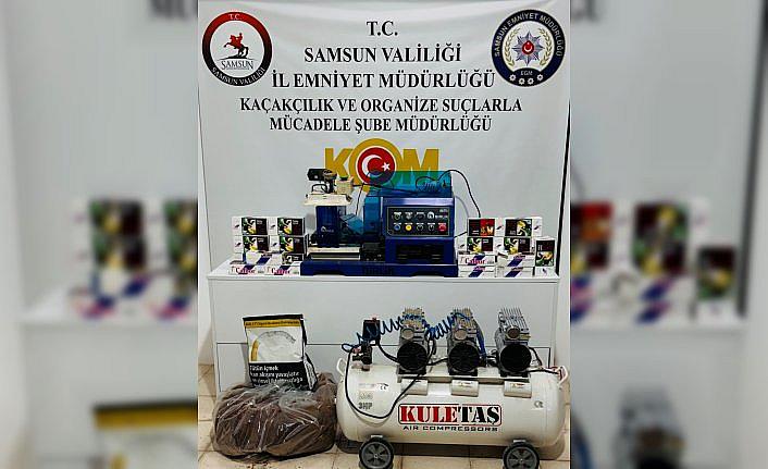 Samsun'da kaçakçılık operasyonunda 2 kişi yakalandı