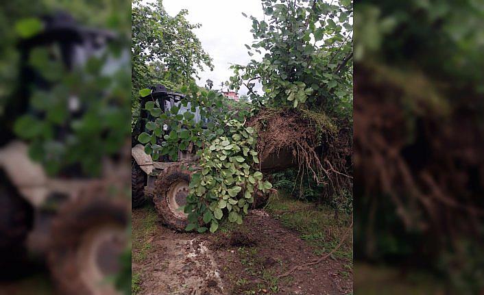 Trabzon'da sağanaktan etkilenen ilçelerde çalışmalar devam ediyor