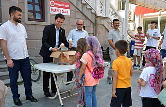 Türkeli Kaymakamı Safa Kahraman, Kur'an kursu öğrencilerini ziyaret etti