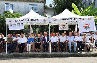 Arhavi'de doğalgaz çalışmalarına başlandı