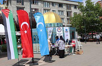 Havza'da Filistin yararına kermes düzenlendi