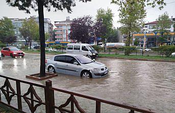 Sinop’ta sağanak etkili oldu