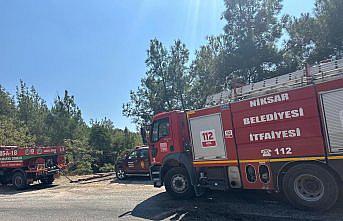 Tokat'ta çıkan orman yangını kısa sürede söndürüldü