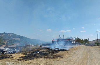 Tokat'ta çıkan yangında 5 ev hasar gördü