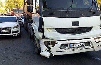 Zonguldak'ta savrulan taksinin çarptığı kadının cenazesi toprağa verildi