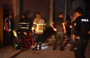 Amasya’da tekstil fabrikasında çıkan yangın söndürüldü