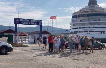 “Astoria Grande“ kruvaziyeri Amasra'ya 1031 yolcu getirdi