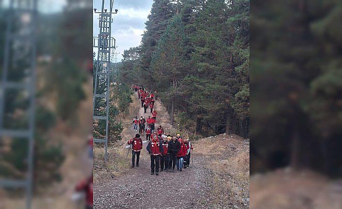 Bolu'da gönüllü öğretmelerin katılımıyla arama kurtarma tatbikatı düzenlendi