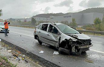 Düzce'de meydana gelen trafik kazalarında 5 kişi yaralandı