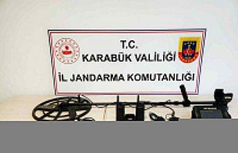 Karabük'te kaçak kazı yapan 5 şüpheli yakalandı