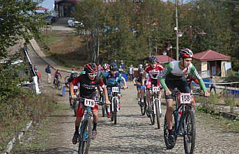 Rize'de Uluslararası MTB Cup Dağ Bisikleti Yarışları yapıldı