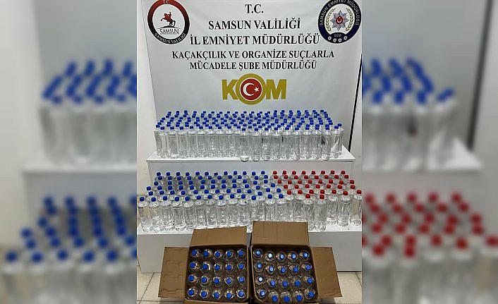 Samsun'da 320 litre etil alkol ele geçirildi