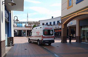 Samsun'da merdivenden düşen işçi yaralandı