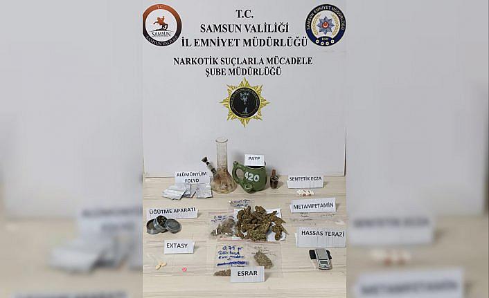 Samsun'da uyuşturucu operasyonunda yakalanan zanlı tutuklandı