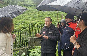 Artvin'de bir köyde heyelan riski nedeniyle 8 ev tahliye edildi