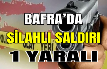 Bafra'da silahlı saldırıda bir kişi yaralandı