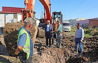 Bafra Kızılırmak Sanayi Sitesi'nde altyapı çalışmaları başladı