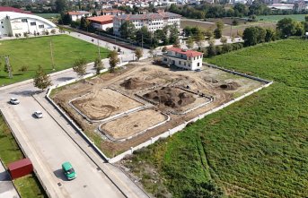 Bafra’da 'Çocuk Trafik Eğitim Parkı' çalışmaları devam ediyor