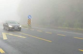 Bolu Dağı'nda sis görüş mesafesini düşürdü