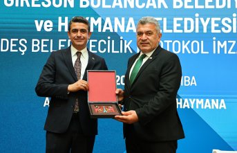 Bulancak Belediyesi ile Haymana Belediyesi “Kardeş Şehir“ oldu