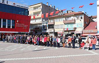 Havza'da CHP ve ADD'den Cumhuriyet'in 101. yılı etkinliği