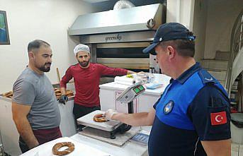 Karadeniz Ereğli'de simit fırınları denetlendi