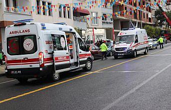 Ordu'da trafik kazasında 2 kişi yaralandı