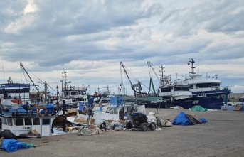 Samsun'da olumsuz hava koşulları nedeniyle balık tezgahları boş kaldı