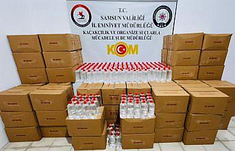 Samsun'da 3 bin litre etil alkol ele geçirildi