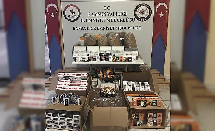 Samsun'da sigara kaçakçılığı operasyonu