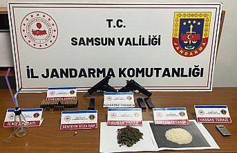 Samsun'da silah ve uyuşturucu operasyonunda 1 zanlı yakalandı