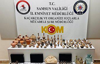 Samsun'da tarihi eser kaçakçılığı operasyonunda 1 kişi yakalandı