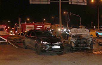 Samsun'da zincirleme trafik kazasında 4 kişi yaralandı