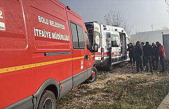 Bolu'da atık su kuyusuna düşen belediye personeli yaralandı