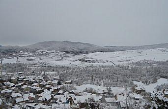 Çorum'da kar yağışı etkili oldu