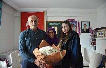 Gümüşhane Üniversitesi öğrencilerinden Şehit Öğretmen Necmettin Yılmaz'ın ailesine ziyaret