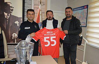 Havza Belediyespor yönetiminden İlçe Emniyet Müdürlüğüne ziyaret