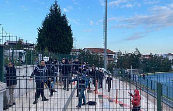 Karabük'te amatör maç sonrası gerginlik yaşandı