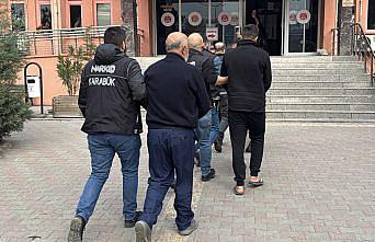 Karabük'te uyuşturucu operasyonunda yakalanan 4 zanlı tutuklandı