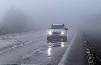 Kastamonu'da sis ulaşımı olumsuz etkiliyor