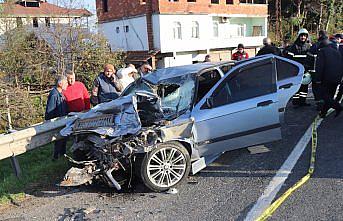 Ordu'da kamyona çarpan otomobildeki 3 kişi öldü