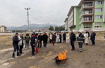 Osmancık'ta huzurevi personeline afet farkındalık eğitimi verildi