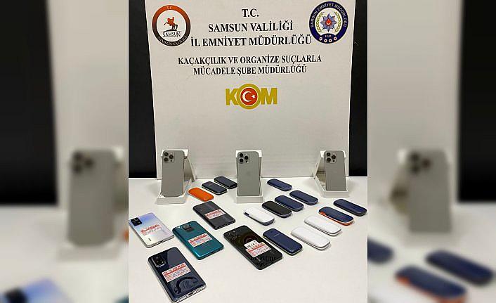 Samsun'da kaçakçılık operasyonunda 2 zanlı yakalandı