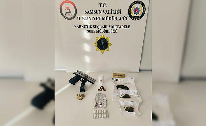 Samsun'da uyuşturucu operasyonunda 2 şüpheli yakalandı