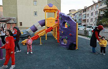 Tokat Belediyesi Soğukpınar Mahallesi'ne park yaptı